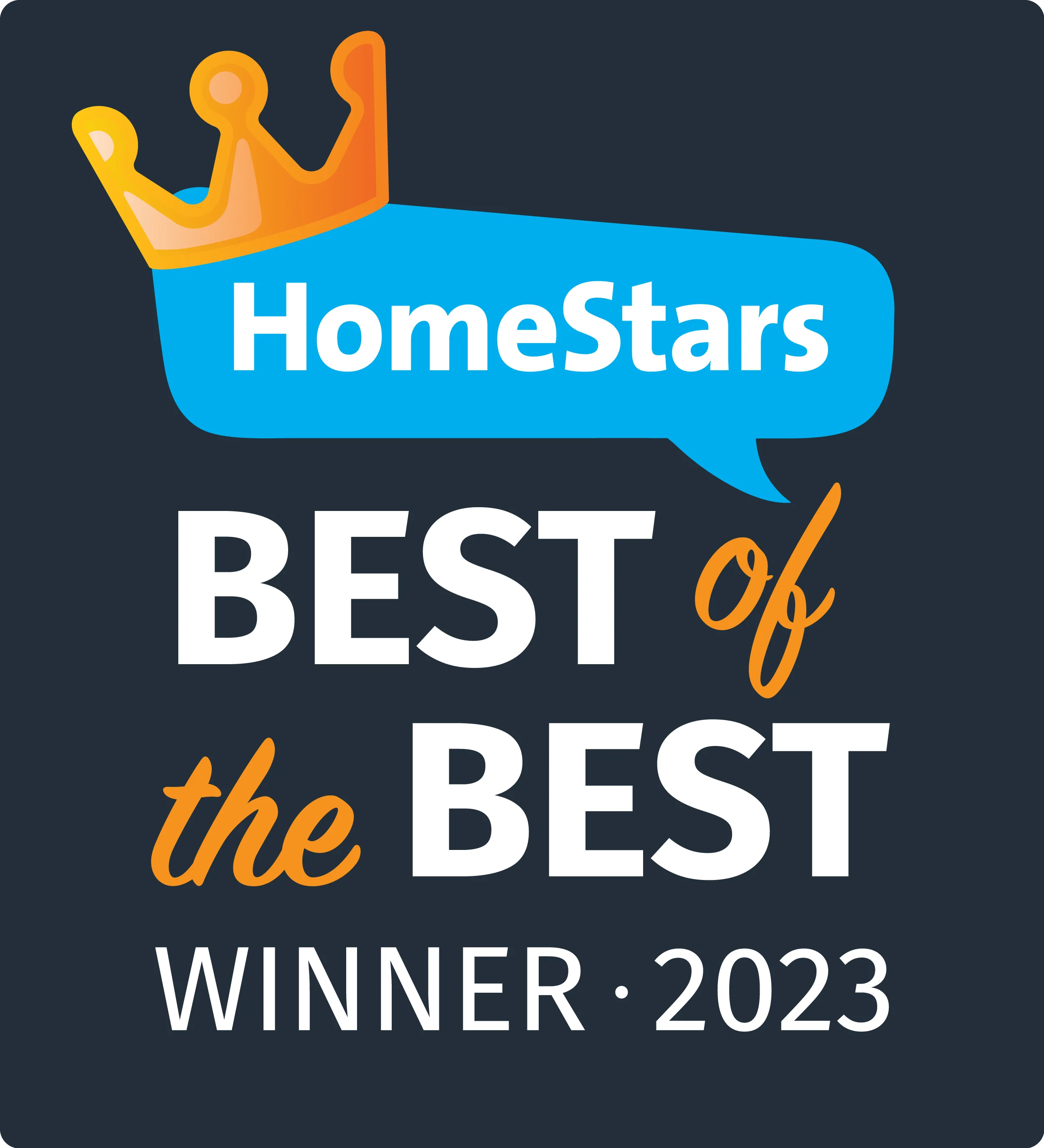 HomeStars Best of the Best Winner 2023