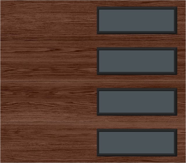 os325: platinum series flush dark oak
