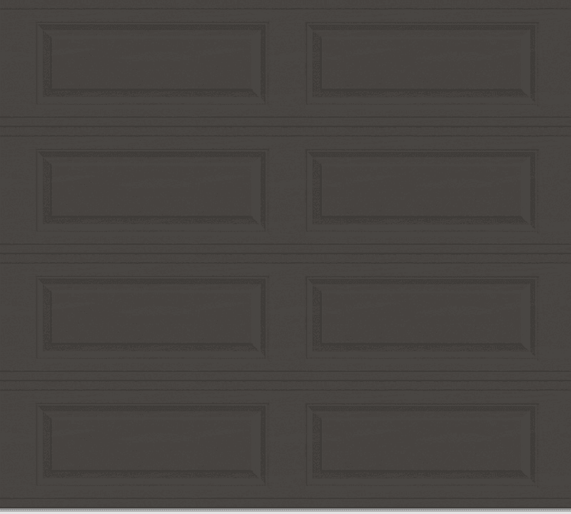 os198: steel door long raised charcoal