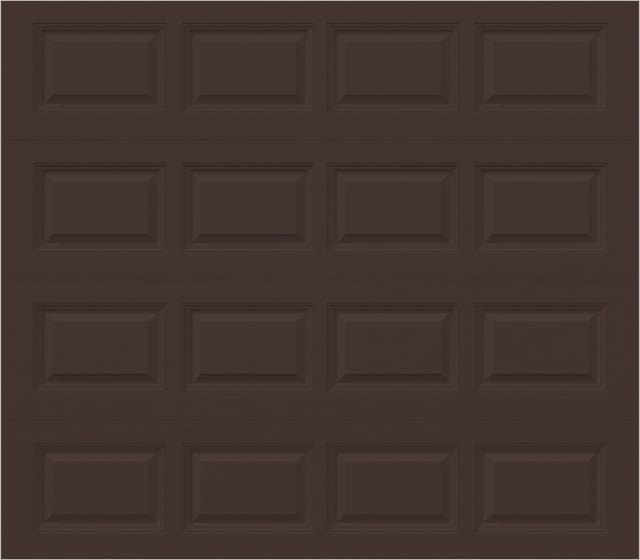 os343: short raised panel brown