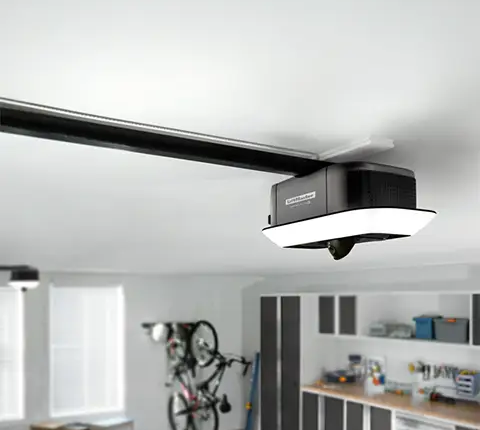 A durable LiftMaster chain drive garage door opener designed for heavy-duty, high-cycle use in Ontario.