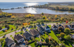 Modern lakeside homes in Whitby requiring high-quality, weather-resistant garage door installations.