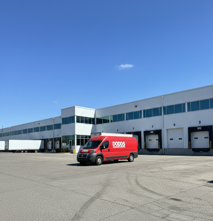 Professional loading dock installation and custom door solutions for shipping centers in Toronto, the GTA, and Southern Ontario.